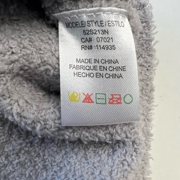 Nordstrom RDI 1/4 Zip Fuzzy Pullover - Picture 4 of 5